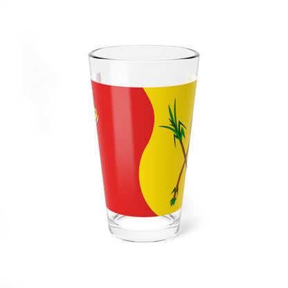Bandera del Municipio Campo Elias (Venezuela) Pint Glass 16oz