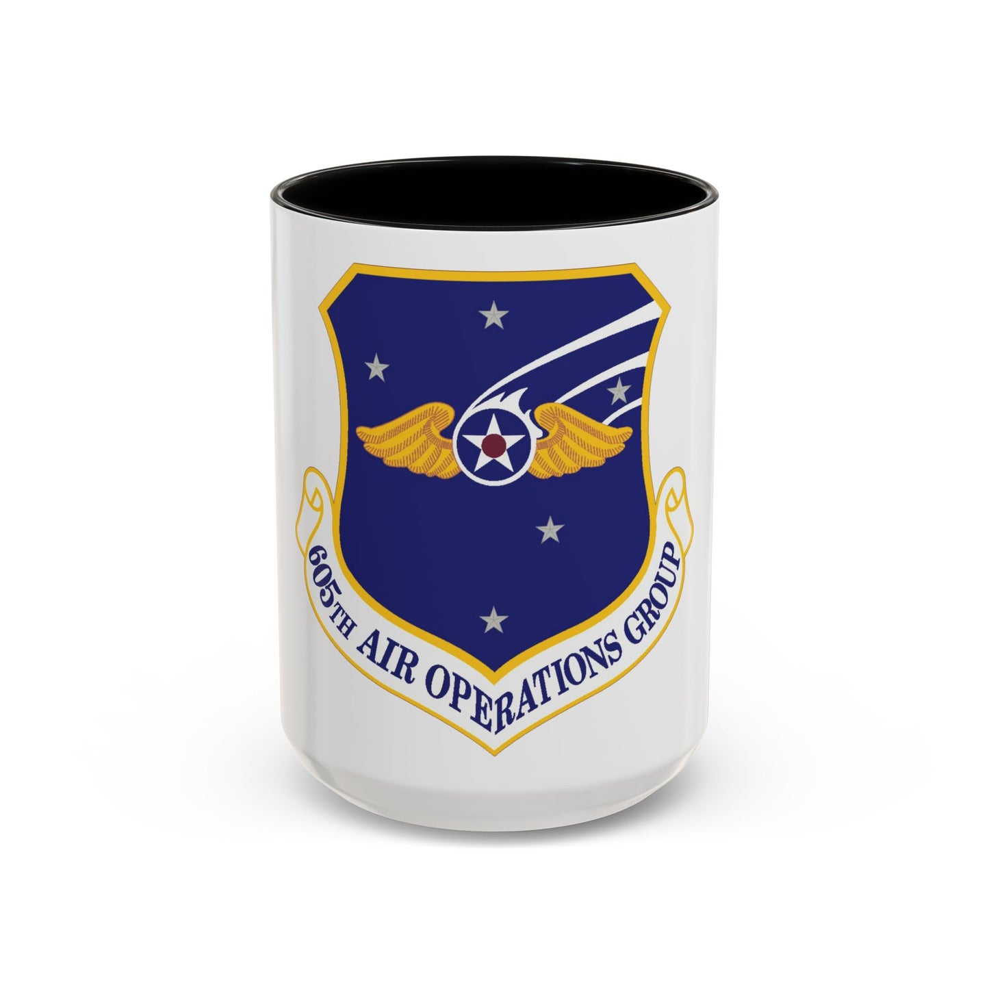 605th Air Operations Group (U.S. Air Force) Accent Coffee Mug