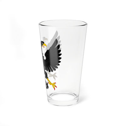 Displayed double head eagle (Russia) (Coat of Arms) Pint Glass 16oz