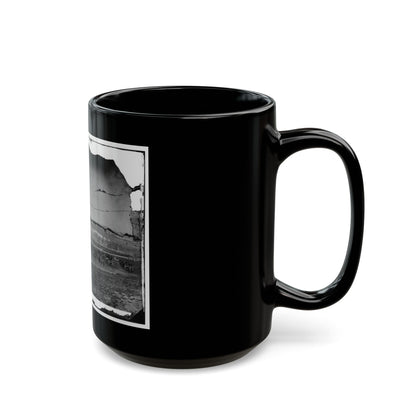 Washington, D.C., Vicinity. 17th New York Battery, With Horses Harnessed To Guns (U.S. Civil War) Black Coffee Mug