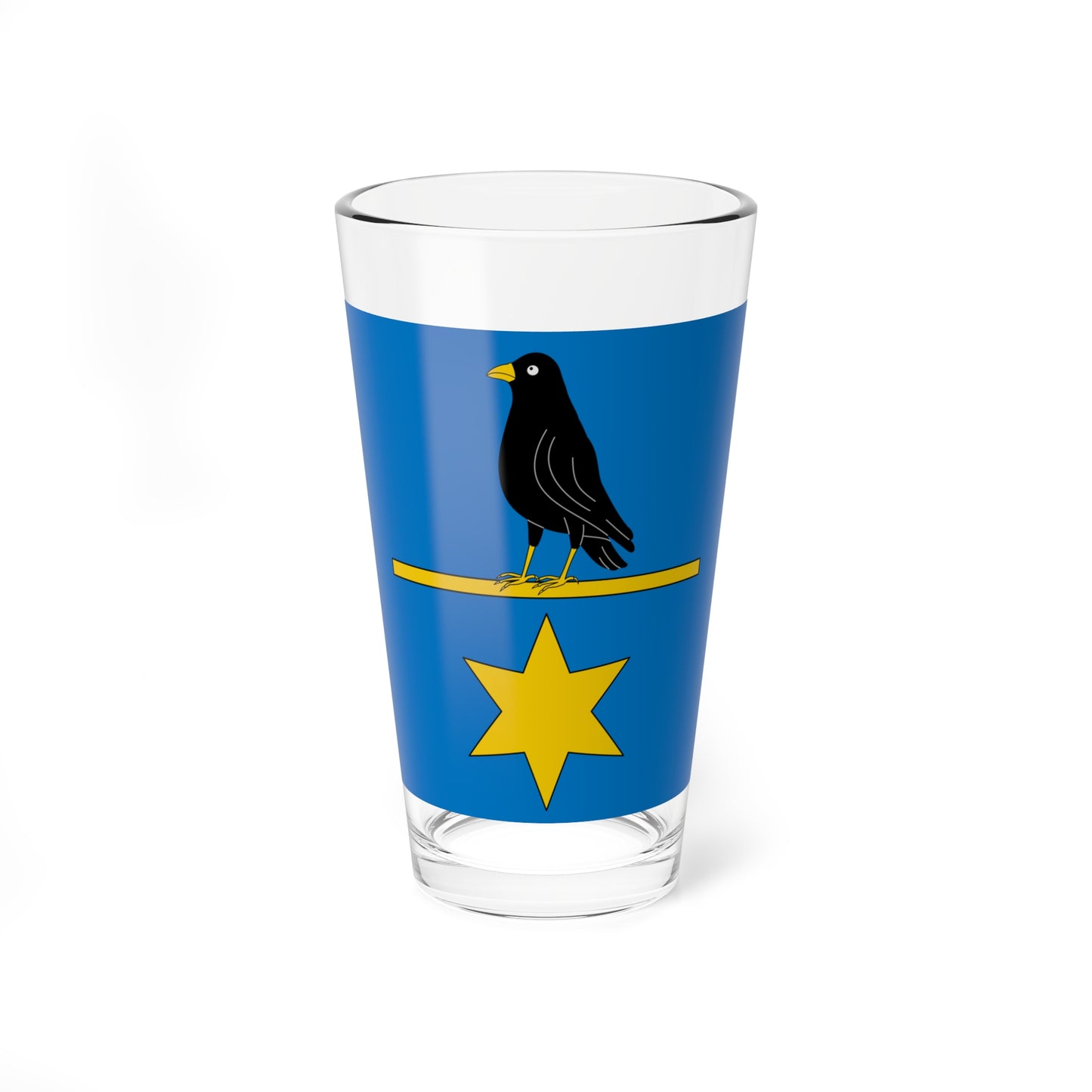 Flag of Denis Theurillat (Switzerland) Pint Glass 16oz
