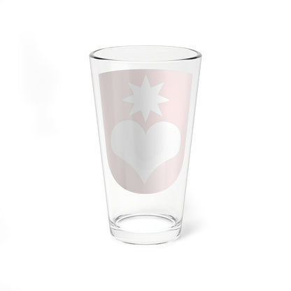 Villiers-coat of arms (Switzerland) (Coat of Arms) Pint Glass 16oz