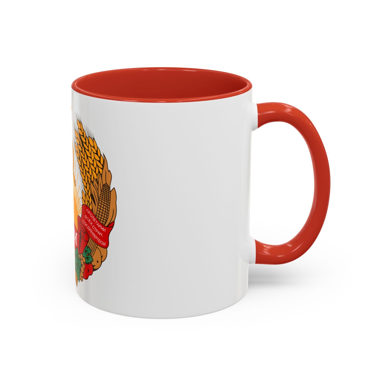 Emblem of the Moldavian SSR (1941-1957) - Accent Coffee Mug