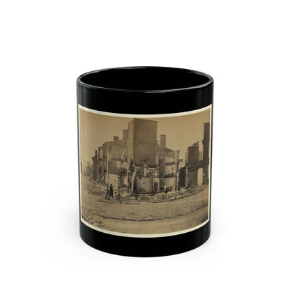 Ruins In Richmond, Va. (U.S. Civil War) Black Coffee Mug