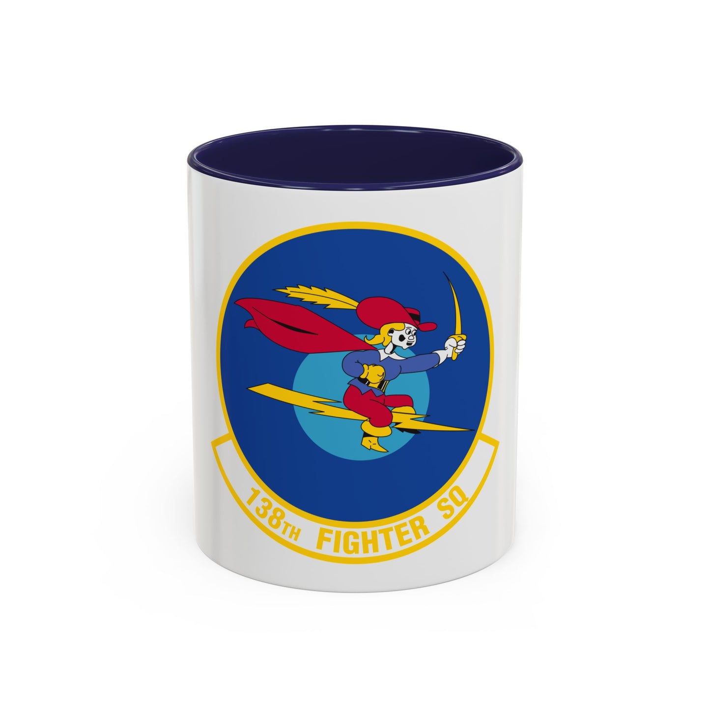 138 Fighter Squadron (U.S. Air Force) Accent Coffee Mug