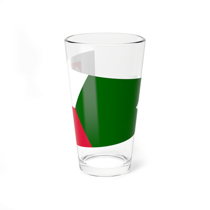 POL dowodca grupy okretow rank flag (Poland) Pint Glass 16oz