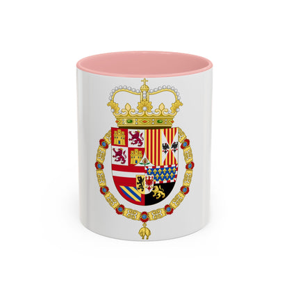 Coat of Arms of Charles II of Spain (1668-1700) - Accent Coffee Mug