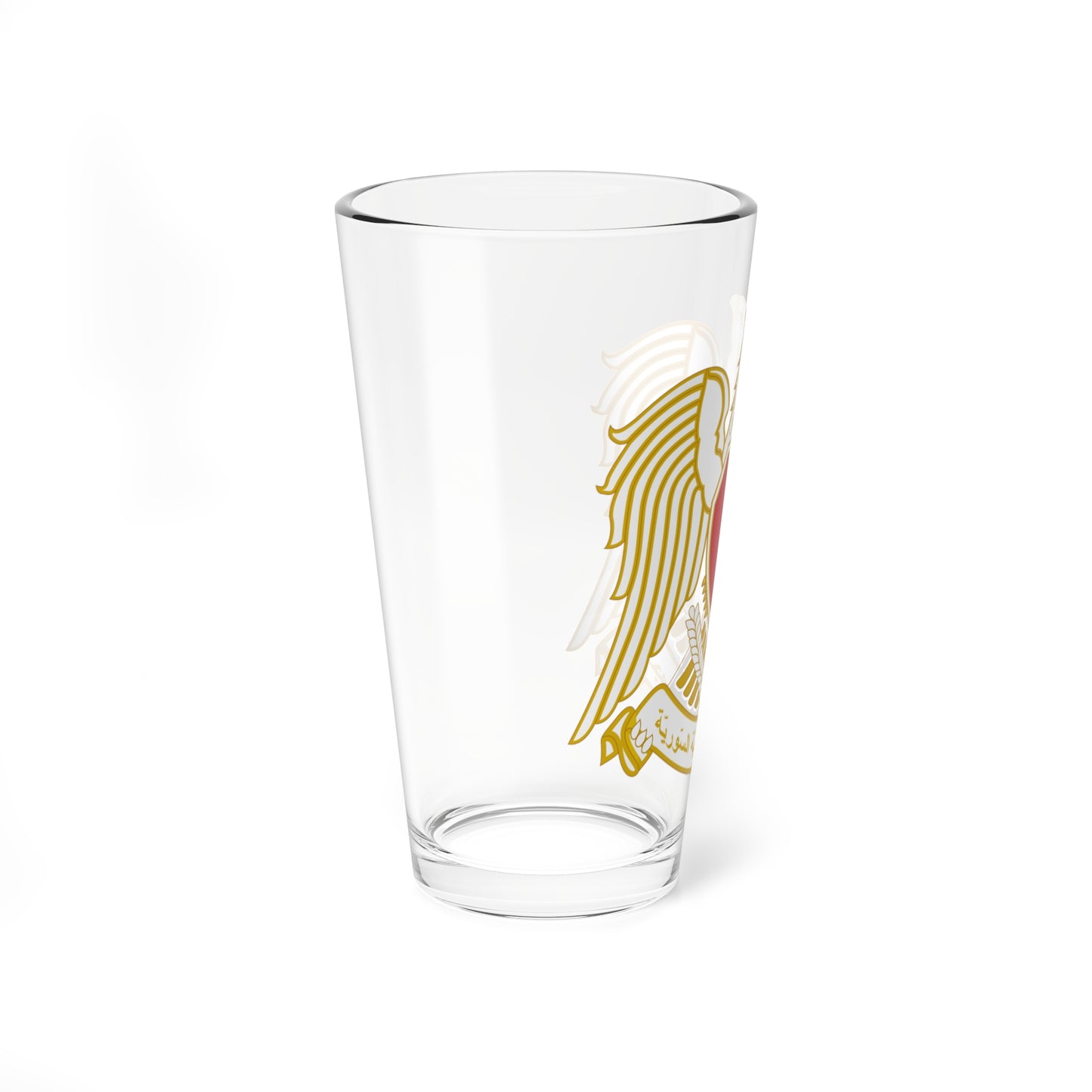 Seal of the Peoples Assembly of Syria 1980-2024 (Syria) (Coat of Arms) Pint Glass 16oz