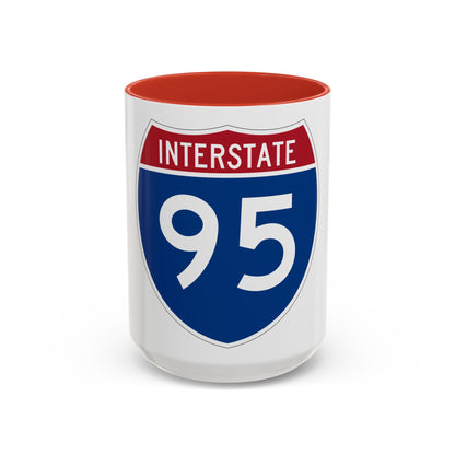 Interstate 95 (U.S. Highways) Accent Coffee Mug