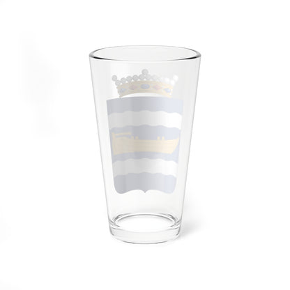 Coat of Arms of Uusimaa Province (Finland) (Coat of Arms) Pint Glass 16oz