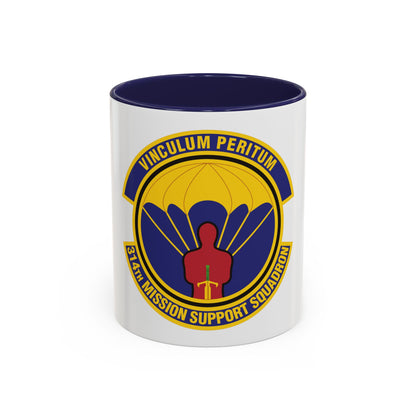 314th Mission Support Squadron (U.S. Air Force) Accent Coffee Mug