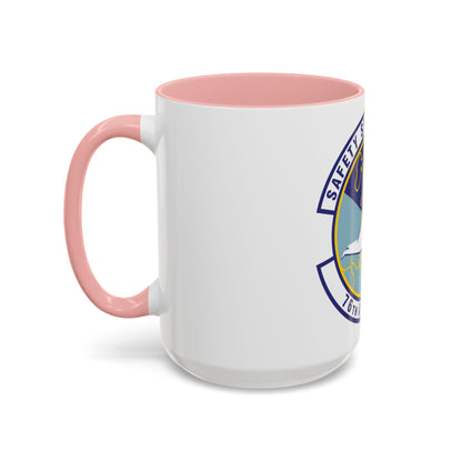 76th Airlift Squadron (U.S. Air Force) Accent Coffee Mug