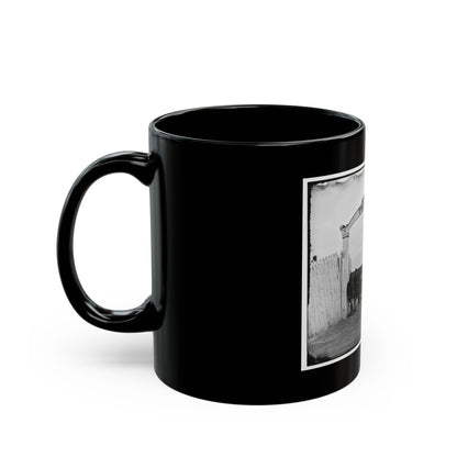 District Of Columbia. Men And Gun Of 3d Massachusetts Heavy Artillery At Ornamental Gate Of Fort Totten (U.S. Civil War) Black Coffee Mug