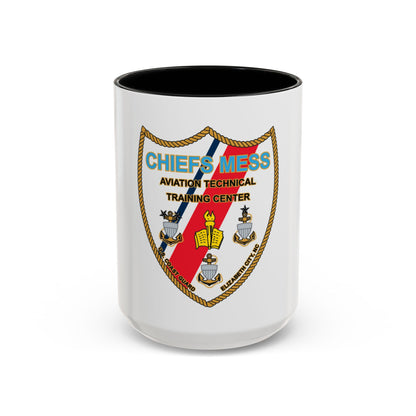 Chiefs Mess ATTC USCGC Elizabeth City NC (U.S. Coast Guard) Accent Coffee Mug