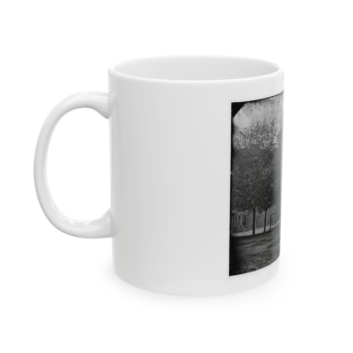 Washington, D.C. Central Office Of The Sanitary Commission, 1333 F Street, N.W. (U.S. Civil War) White Coffee Mug