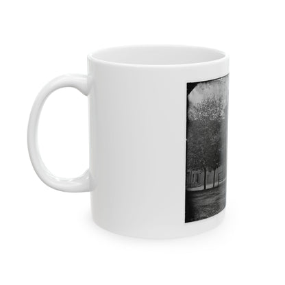 Washington, D.C. Central Office Of The Sanitary Commission, 1333 F Street, N.W. (U.S. Civil War) White Coffee Mug