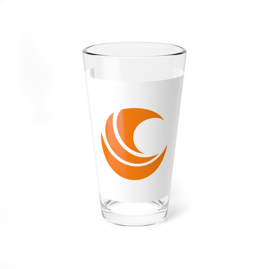 Flag of Miyada Nagano (Japan) Pint Glass 16oz
