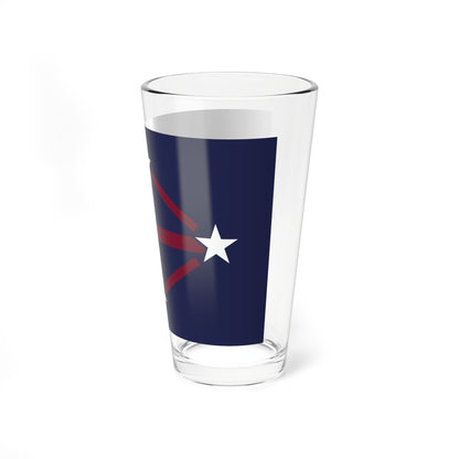 Flag of the Imperial Japanese Antarctic Expedition (Japan) Pint Glass 16oz