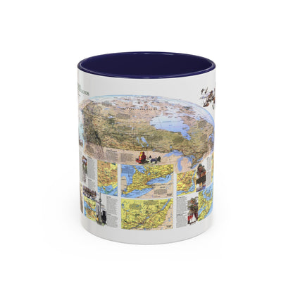Canada - Vacationlands (1985) (Map) Accent Coffee Mug
