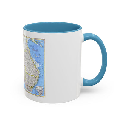 Australia (1979) (Map) Accent Coffee Mug