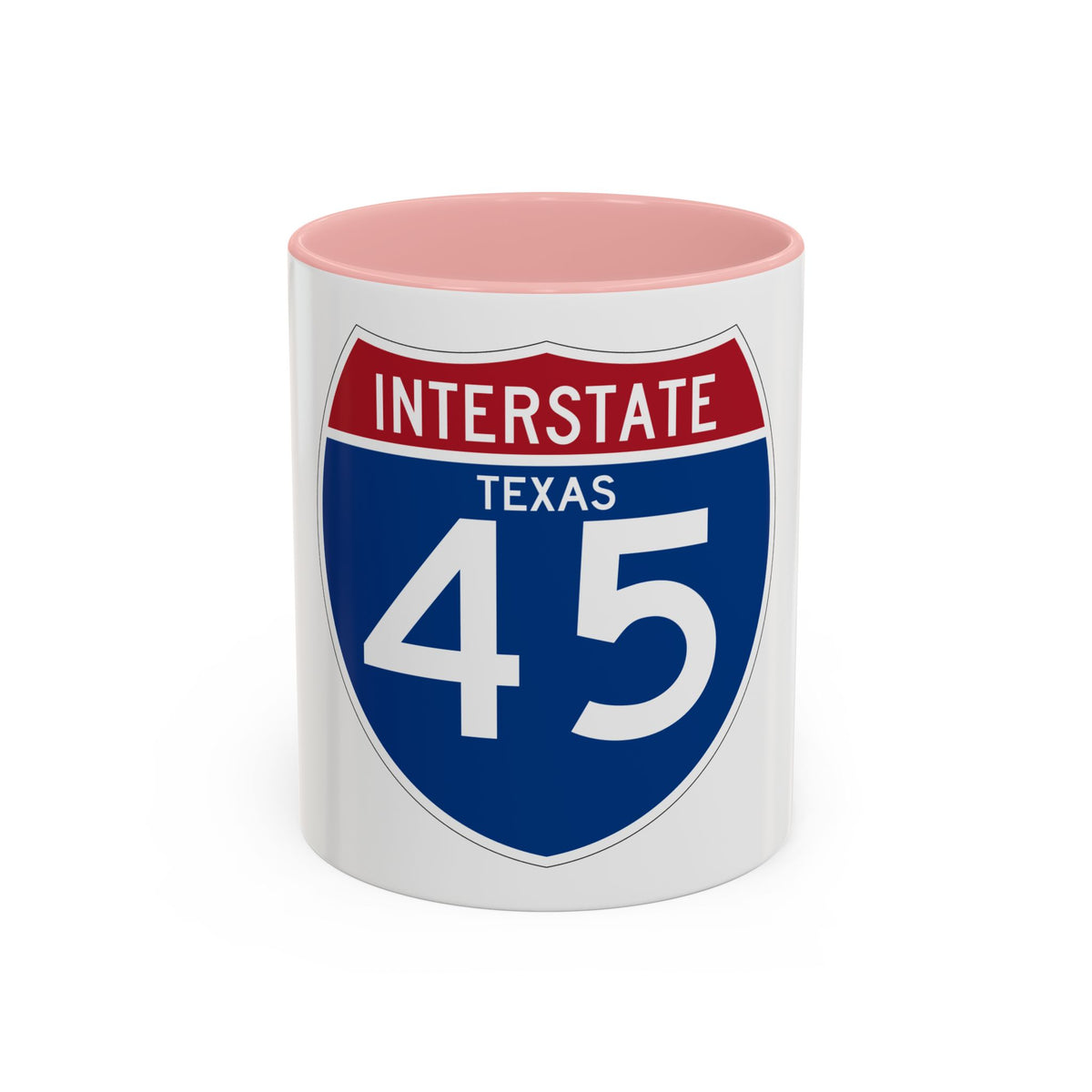 Interstate 45 (U.S. Highways) Accent Coffee Mug