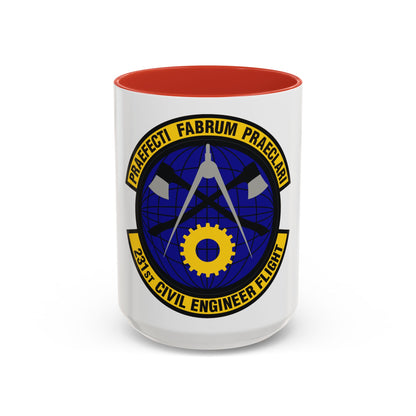 231st Civil Engineer Flight (U.S. Air Force) Accent Coffee Mug