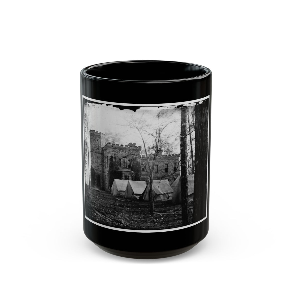 Auburn, Virginia.  Castle Murray  (Five Miles Southeast Of Warrenton), Headquarters Of Gen. Alfred Pleasonton (U.S. Civil War) Black Coffee Mug