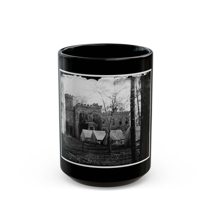 Auburn, Virginia.  Castle Murray  (Five Miles Southeast Of Warrenton), Headquarters Of Gen. Alfred Pleasonton (U.S. Civil War) Black Coffee Mug