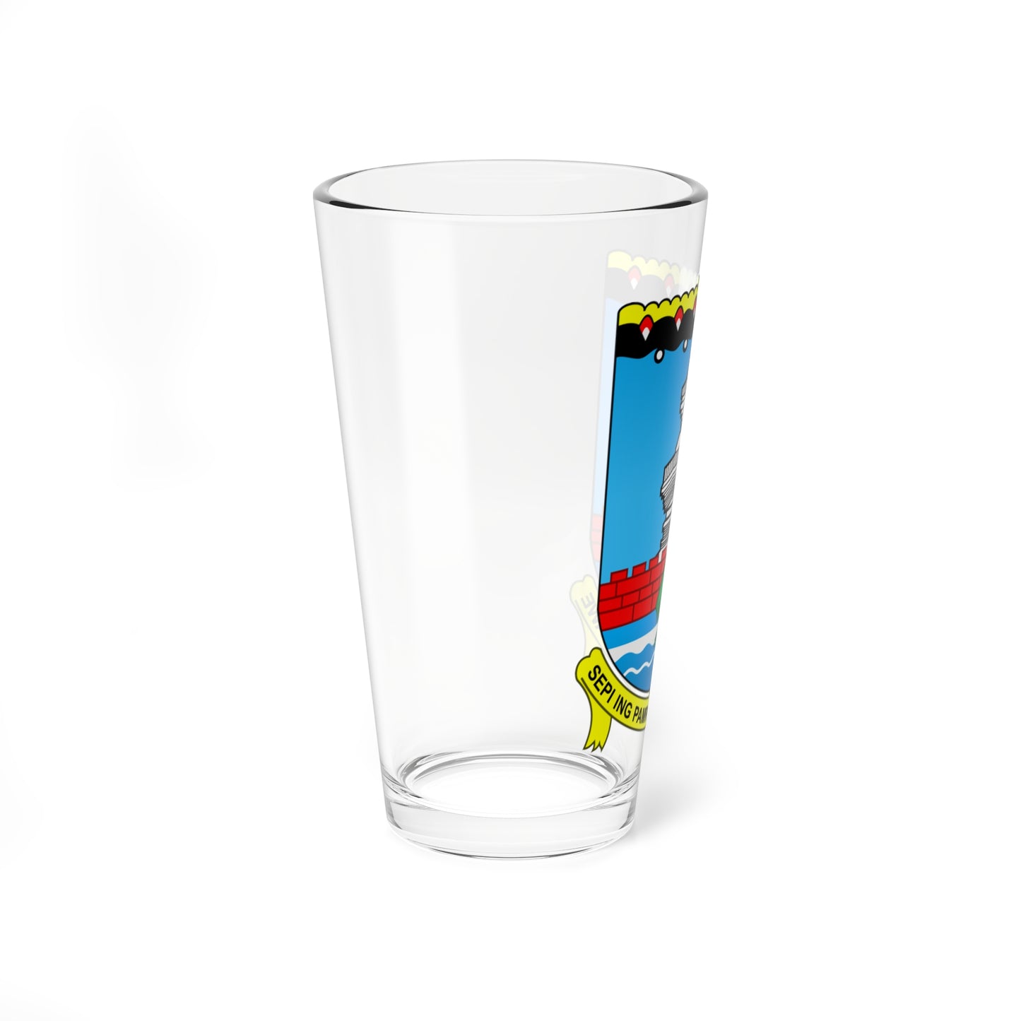 Seal of Serang Regency (Indonesia) (Coat of Arms) Pint Glass 16oz