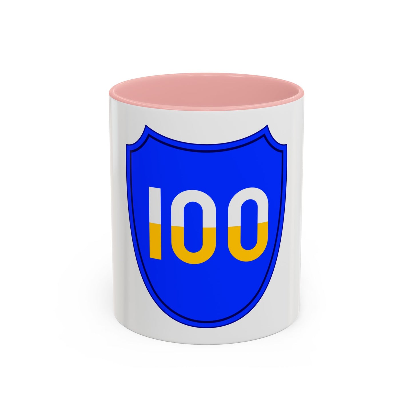 100th Infantry Division SSI (U.S. Army) Accent Coffee Mug