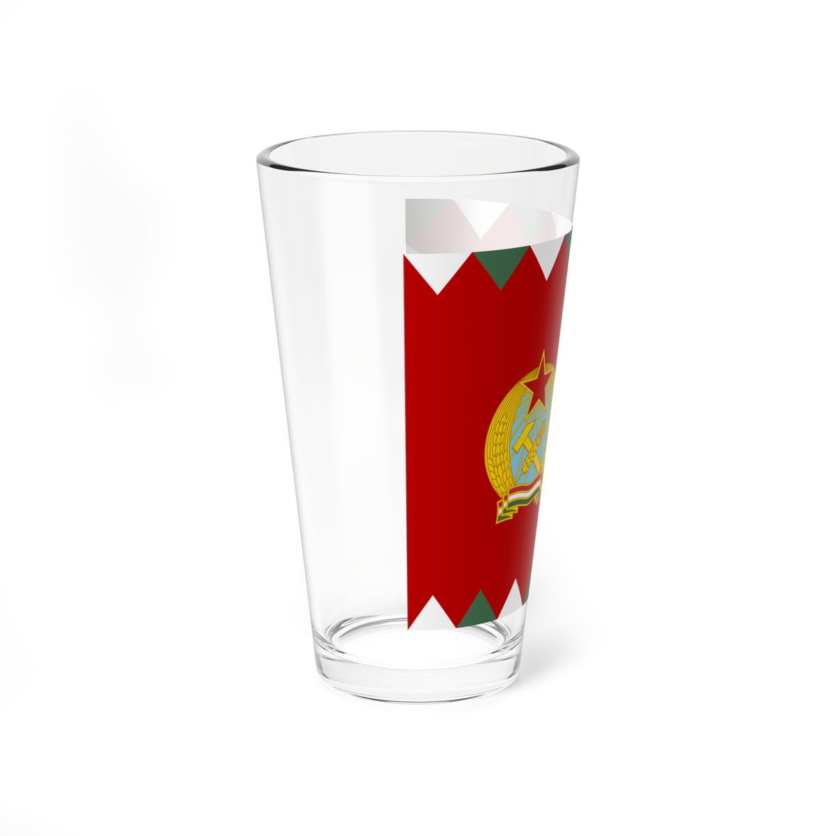Naval Jack of Hungary 1955-1957 (Hungary) Pint Glass 16oz