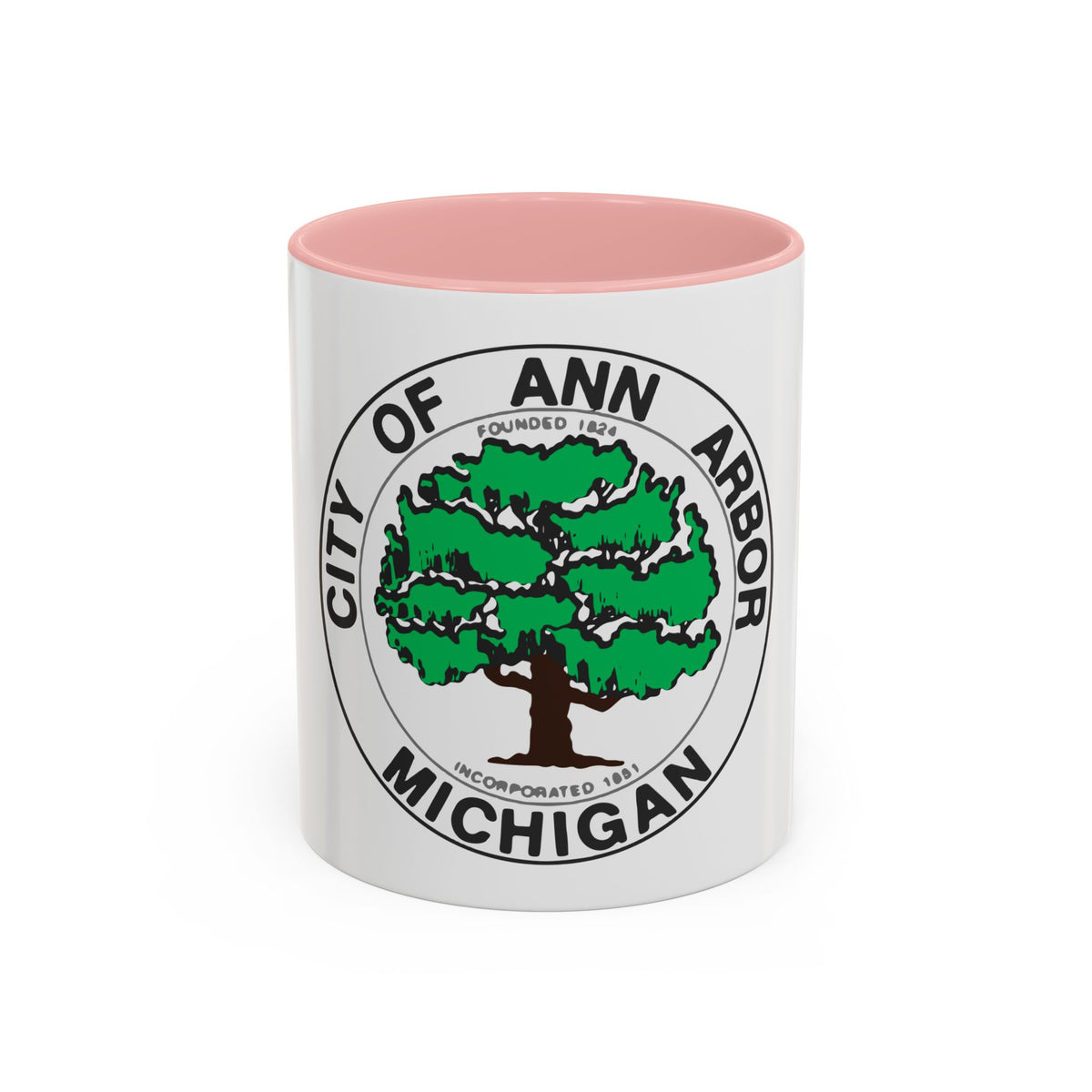 Seal of Ann Arbor Michigan - Accent Coffee Mug