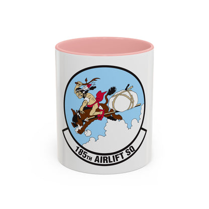 185 Airlift Squadron (U.S. Air Force) Accent Coffee Mug