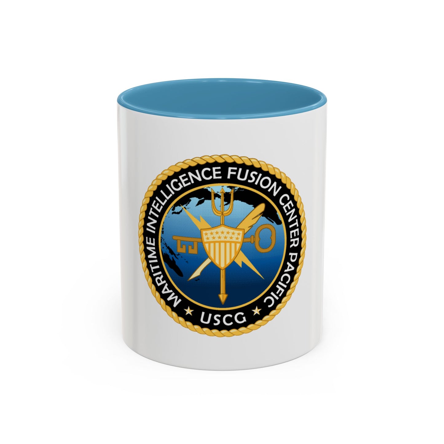 USCG MIFC PAC (U.S. Coast Guard) Accent Coffee Mug