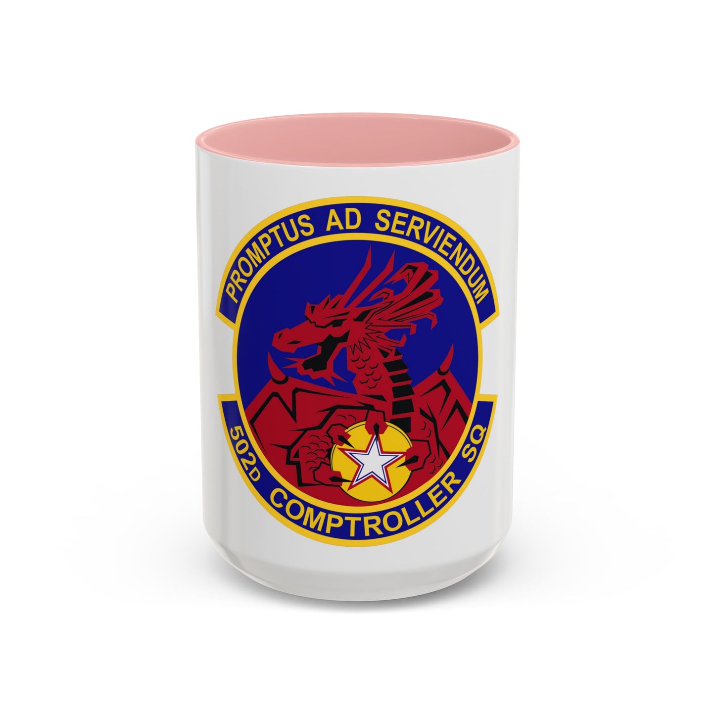502d Comptroller Squadron (U.S. Air Force) Accent Coffee Mug