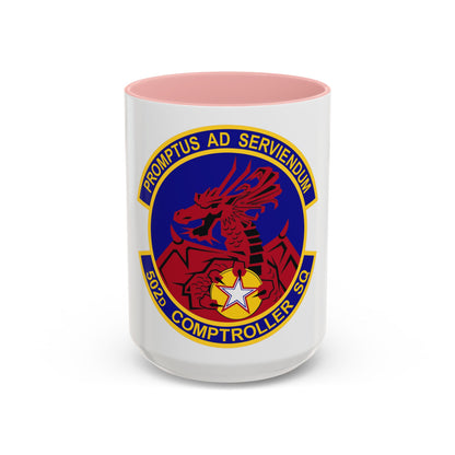 502d Comptroller Squadron (U.S. Air Force) Accent Coffee Mug