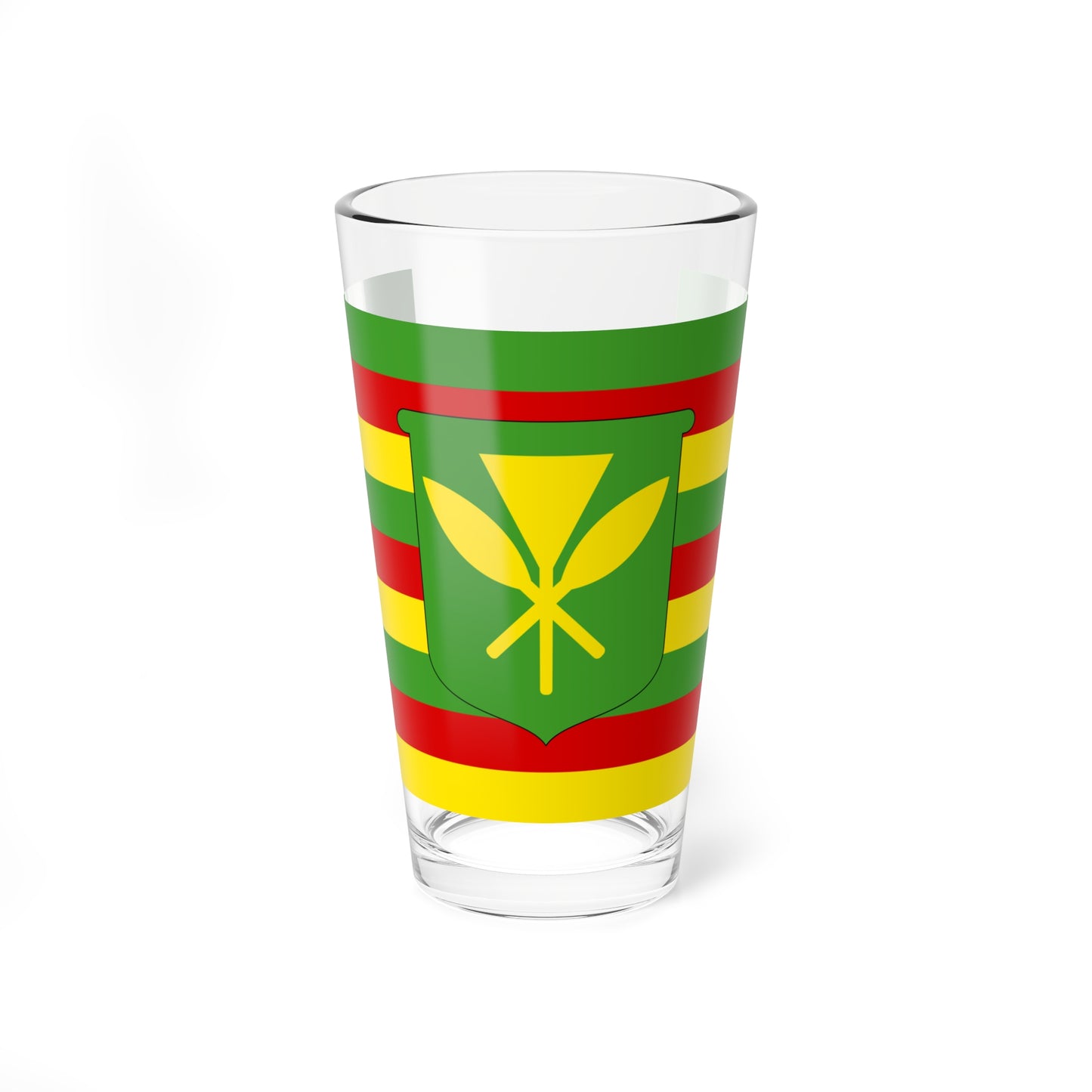 Kanaka Maoli flag (United States) Pint Glass 16oz