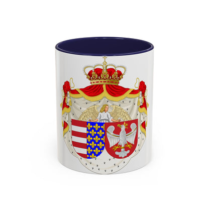 Coat of arms of Jadwiga of Poland - Accent Coffee Mug