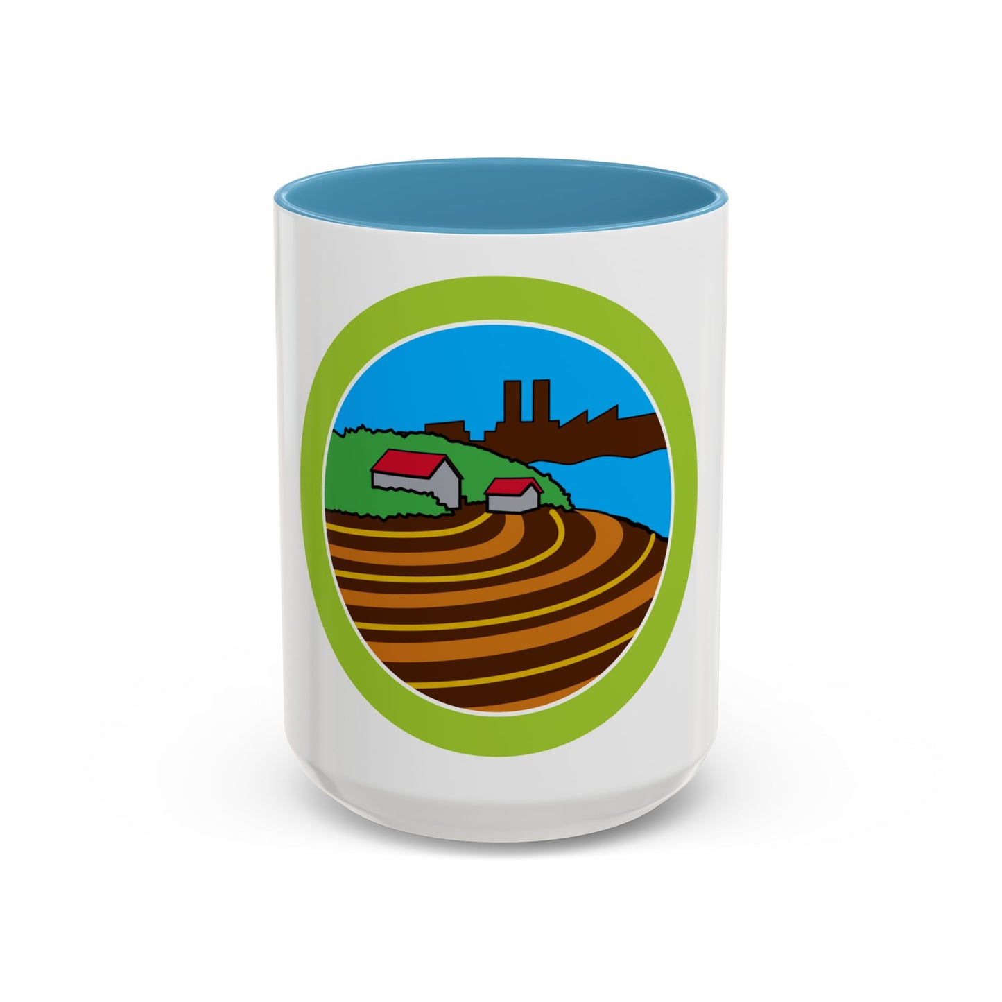 Soil Water Conservation (Boy Scout Merit Badge) Accent Coffee Mug