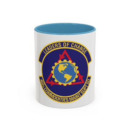 402d Commodities Maintenance Support Squadron (U.S. Air Force) Accent Coffee Mug