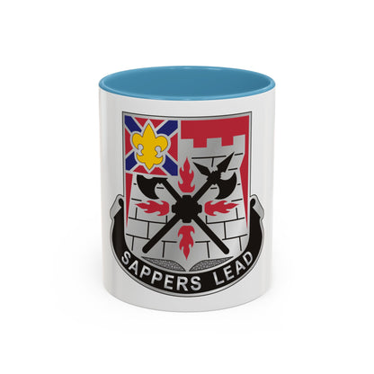 229 Engineer Battalion (U.S. Army) Accent Coffee Mug