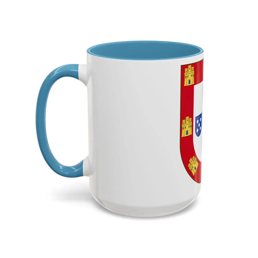 Royal Arms of Portugal - Accent Coffee Mug-Go Mug Yourself