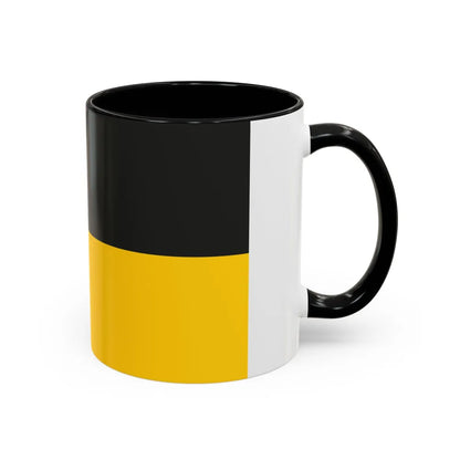 Flag of Gera Germany - Accent Coffee Mug-Go Mug Yourself