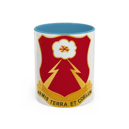 149th Antiaircraft Artillery Automatic Weapons Battalion (U.S. Army) Accent Coffee Mug 11oz Light Blue - Go Mug Yourself