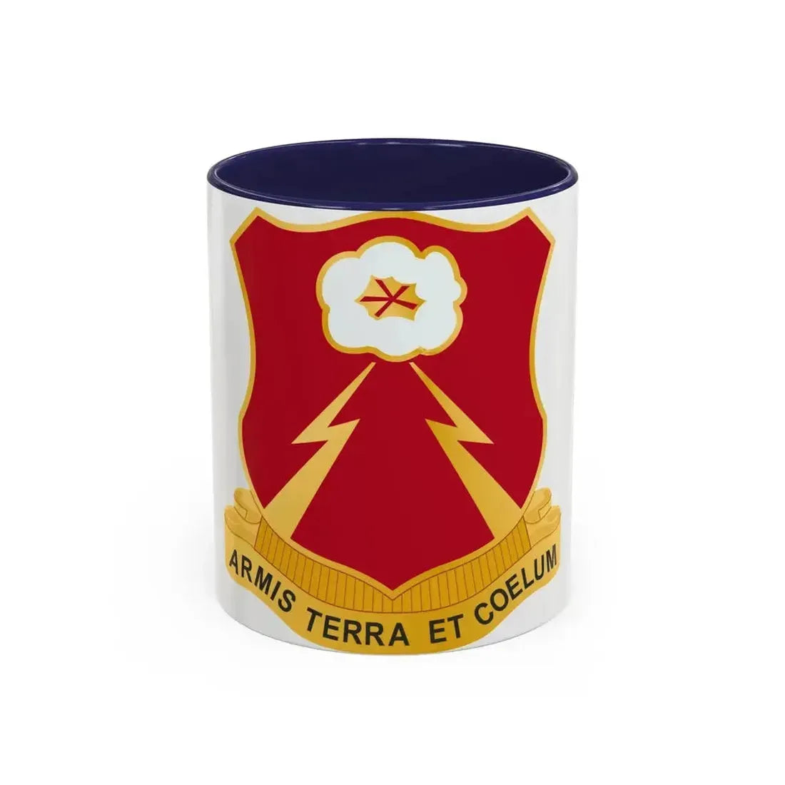 149th Antiaircraft Artillery Automatic Weapons Battalion (U.S. Army) Accent Coffee Mug 11oz Navy - Go Mug Yourself