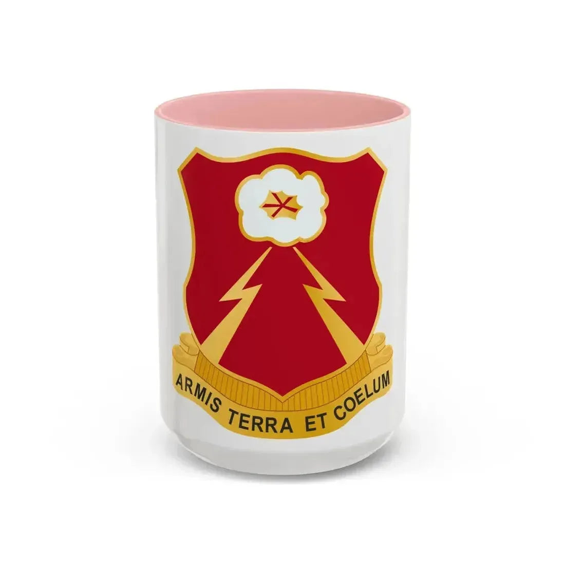 149th Antiaircraft Artillery Automatic Weapons Battalion (U.S. Army) Accent Coffee Mug 15oz Pink - Go Mug Yourself