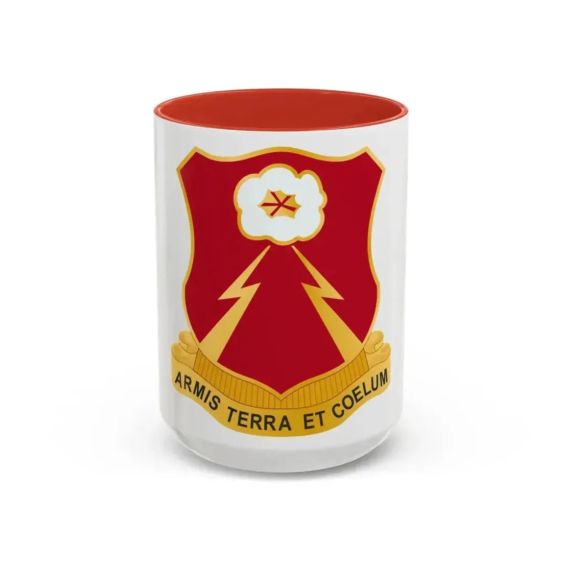 149th Antiaircraft Artillery Automatic Weapons Battalion (U.S. Army) Accent Coffee Mug 15oz Red - Go Mug Yourself