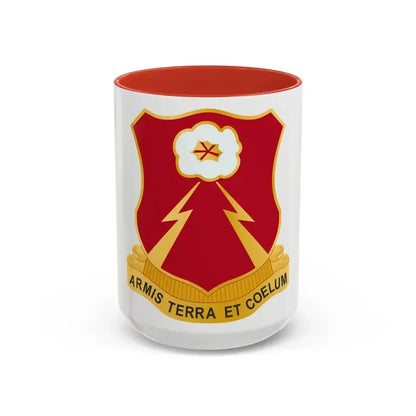 149th Antiaircraft Artillery Automatic Weapons Battalion (U.S. Army) Accent Coffee Mug 15oz Red - Go Mug Yourself