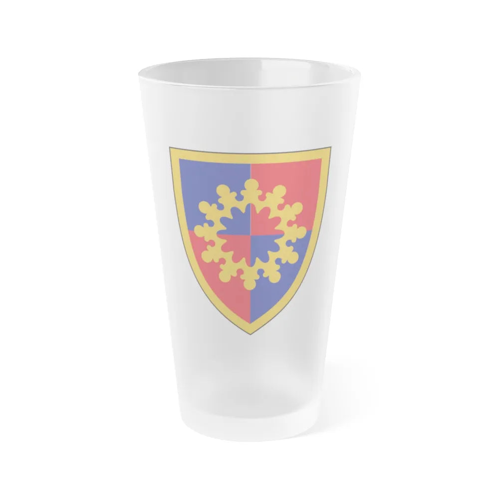 149th Maneuver Enhancement Brigade (U.S. Army) Frosted Pint Glass 16oz-Go Mug Yourself