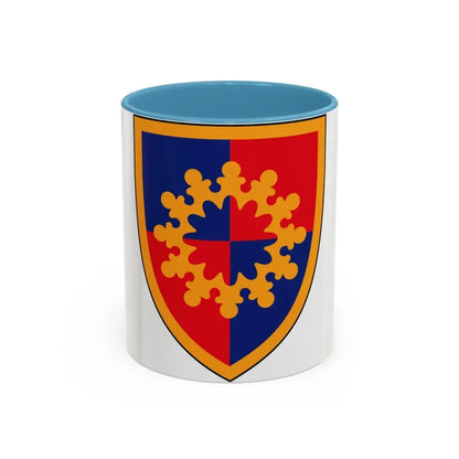 149th Maneuver Enhancement Brigade (U.S. Army) Accent Coffee Mug 11oz Light Blue - Go Mug Yourself
